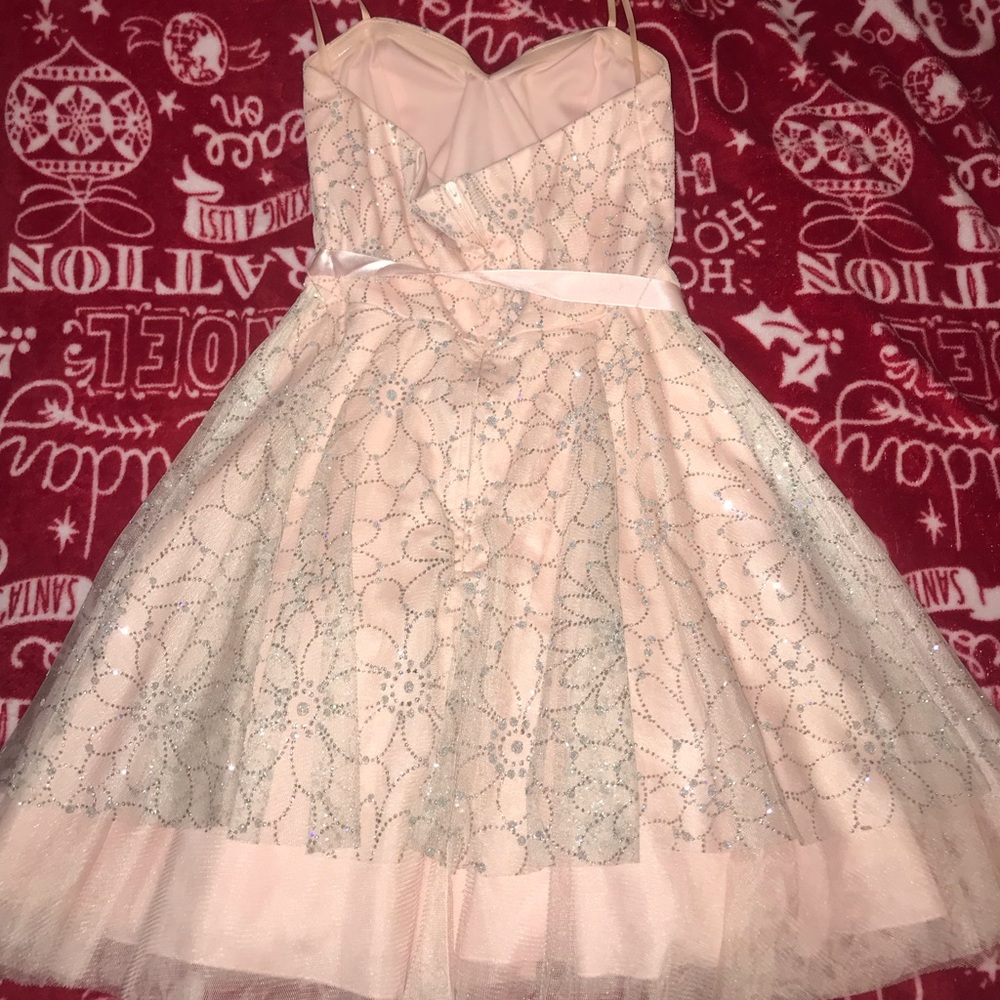 Baby pink dress